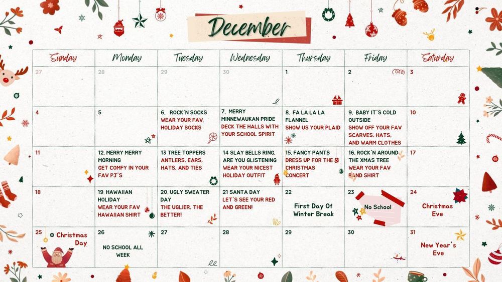 Dec. Dress Up